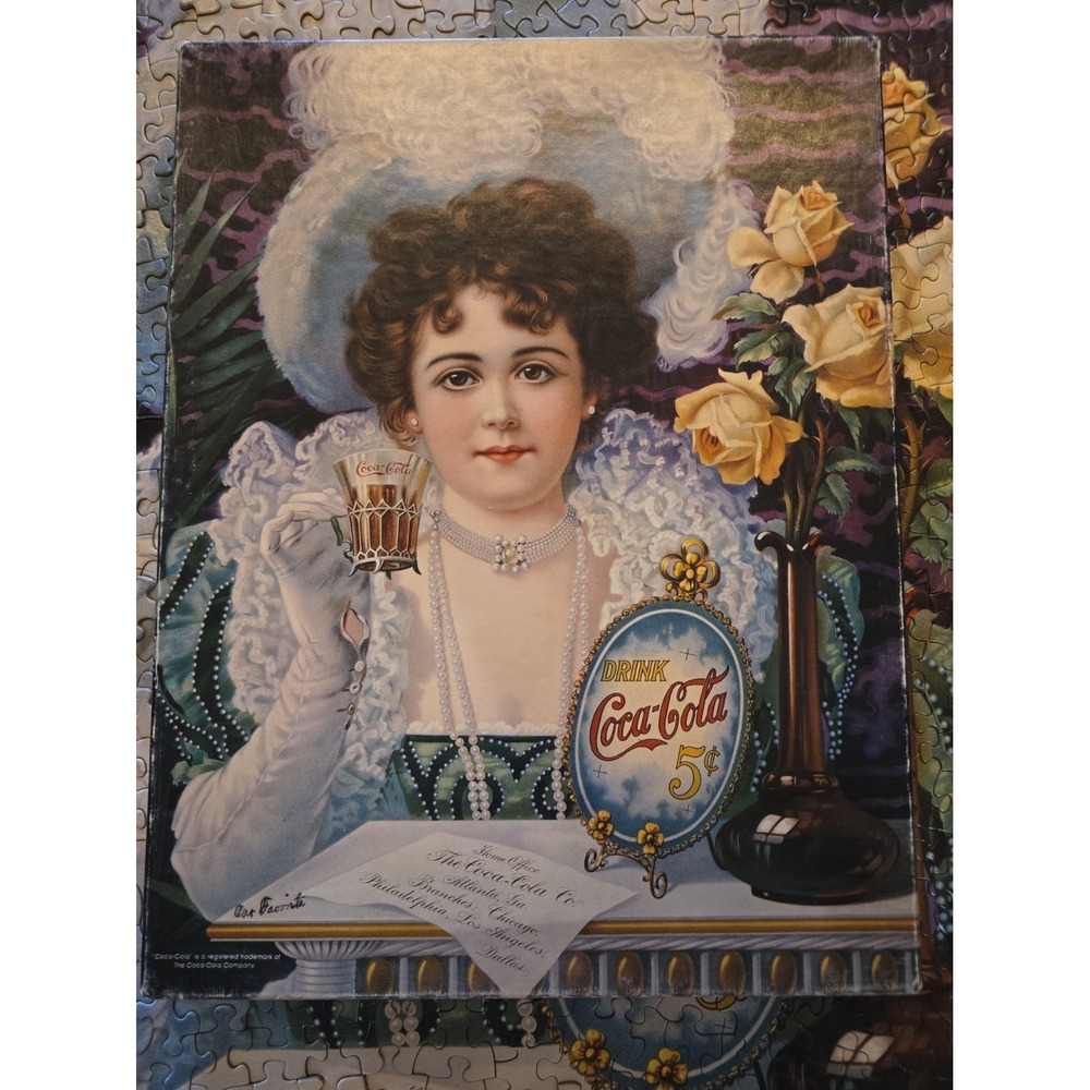 Springbok Coca-Cola Puzzle An Old Fashioned Girl 500pcs PZL4114 *Complete* 1982